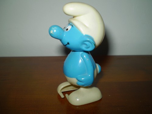 Ancien schtroumpf mecanique - mecanique, a