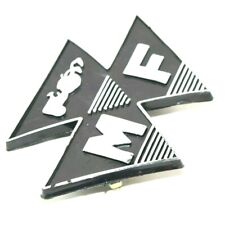 Adapté Pour Avant Motif Badge Noir Massey Ferguson 35 FE35 Tracteur 828136M1 #