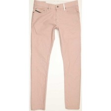 Diesel Pink Tepphar  Femme 0 Straight Slim Stretch Jeans W32 L32 (81348)