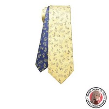 Cravate neuve PEANUTS Snoopy PND48173 jaune SNOOPY marque business cravate ca...