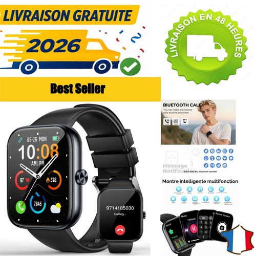 Montre connectée mfvlp d16 - connectée,