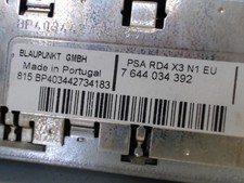 Autoradio d'origine CITROEN C5 1 PHASE 2