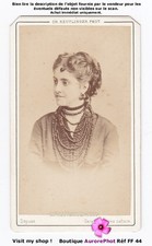 ADELINA PATTI, CHANTEUSE D'OPÉRA, ARTISTE LYRIQUE, CDV REUTLINGER -FF44