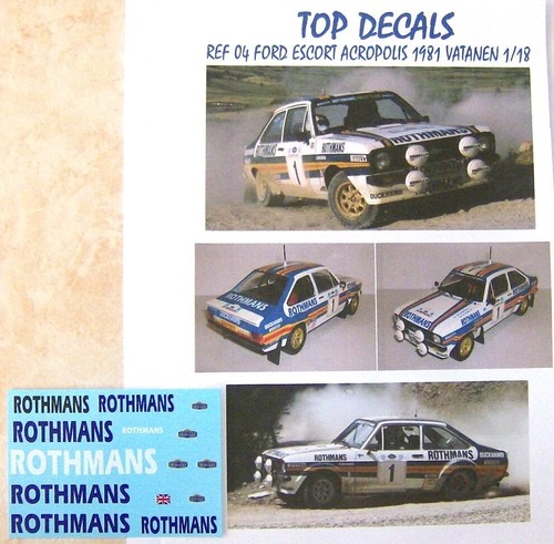 Additif ford escort - 1/18,