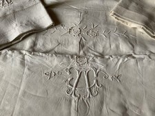 drap ancien en lin