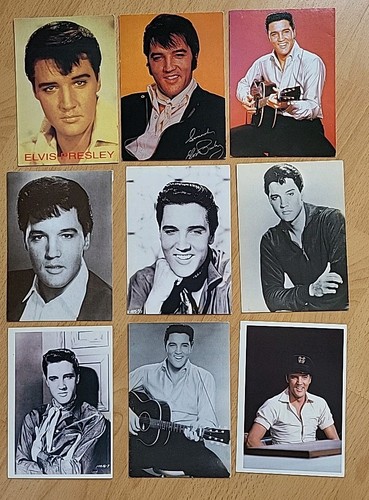 Elvis presley lot cartes - lot, 9