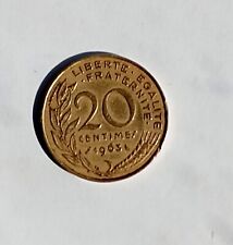piece de 20 centimes de francs