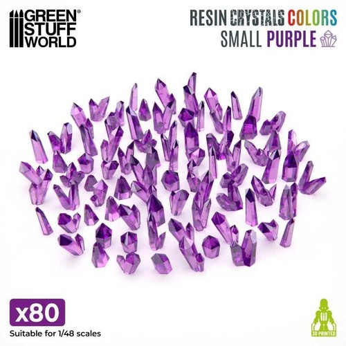 Cristaux résine violet - de,
