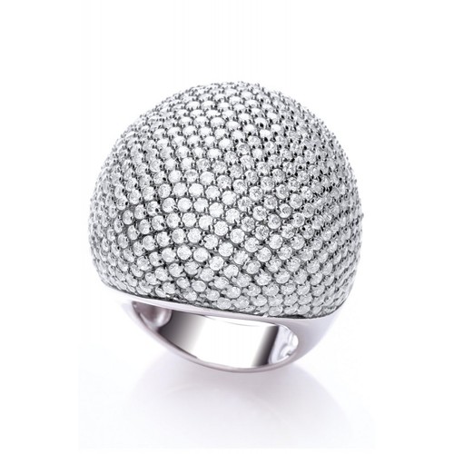 Bague cocktail micro pave - cocktail,