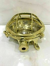 Style vintage passage nautique cloison en laiton petite lumière de pont 1...