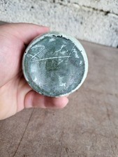 Rarissime Petit Vase En Céramique Craquelé Signé Zobel