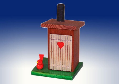 Poupée fumée maison cœur - poupée,