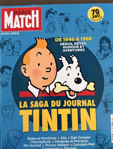 Hergé tintin paris match - hergé,