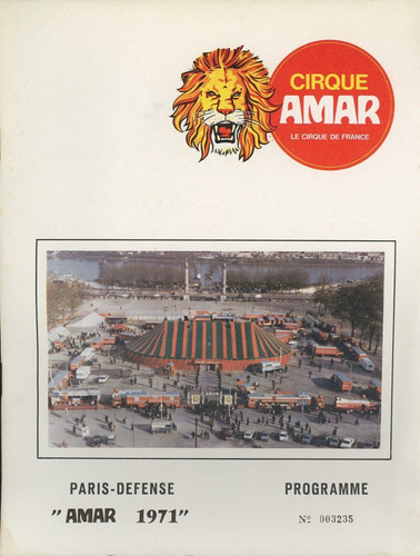 1971 cirque amar numbered - cirque,