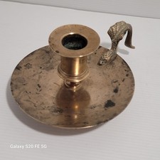 Bougeoir Bronze Ancien Serpent