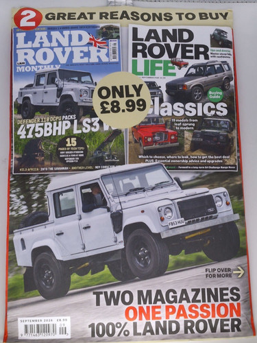 Land rover monthly revue - land,