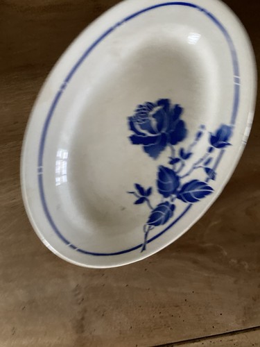 Ancien plat service ovale - ancien,