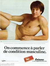 PUBLICITE ADVERTISING 115  1978  EMINENCE  slip sous vetements