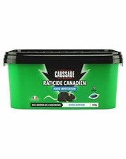 Raticide Canadien Fortes Infestation Offre 72 Pâtes Hyper Appétent Sécurisé 