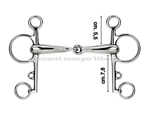 Pelham articulé acier - pelham, en