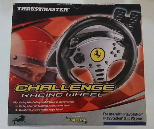 Volant ps2 ps1 thrustmaster - volant,