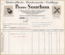 1933 QUINCAILLERIE BOULONNERIE