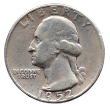 1/4 DOLLAR 1952 ETATS UNIS /