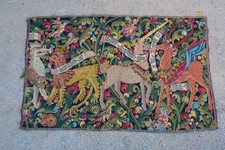 Tapisserie médiévale laine - tapisserie,