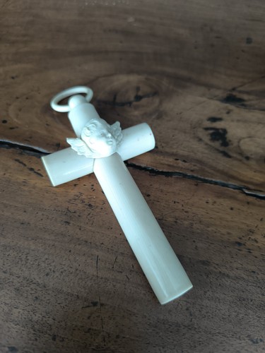 Ancien crucifix baptême - crucifix,