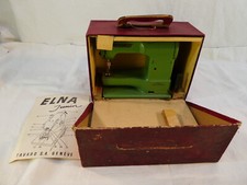 RARE Machine a coudre ELNA JUNIOR TAVARO S.A GENEVE made in SWITZERLAND