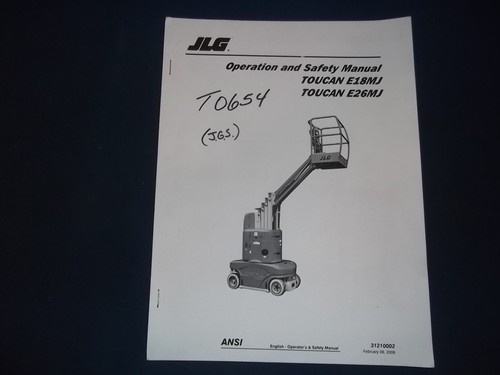 Jlg toucan e18mj e26mj manuel - toucan,