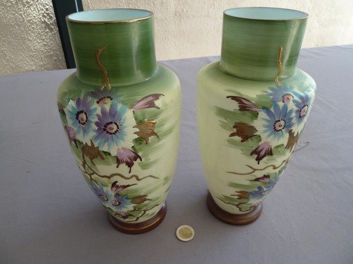 Ancienne paire vases - ancienne, de