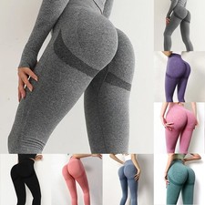 Pantalon de yoga push-up taille haute pour leggings de sport pour femmes sans co