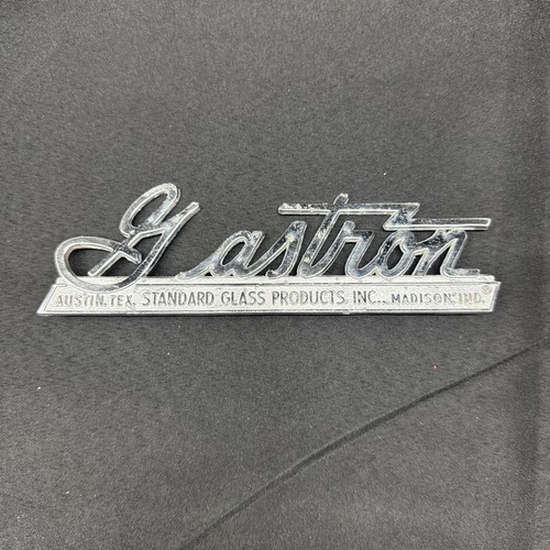 Glastron boat script emblem - script,
