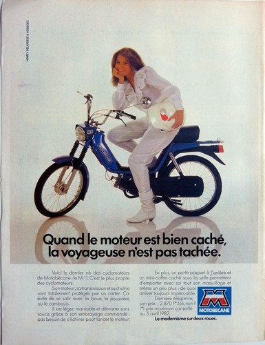 Motobecane moped press - motobecane,