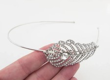 Bandeau de mariage en plumes