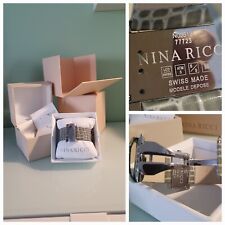 Montre vintage 2004 Nina Ricci femme jamais utilisé coffret d'origine comme neuf