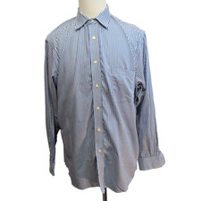 Chemise Chaps Bleue à Rayures