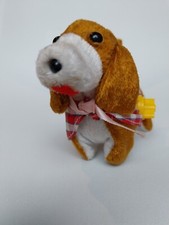 Jouet ancien chien teckel qui marche mécanique à remonter wind up toy dachshund