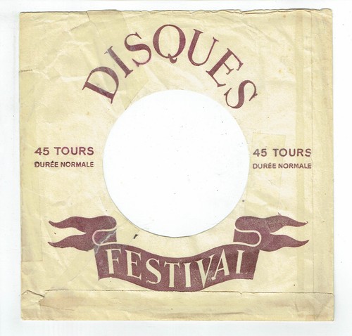 Pochette vide disque - vide, vinyle