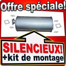 Silencieux Intermédiaire pour TOYOTA LAND CRUISER 3.6 D 95CH 1978-1984 HJ45