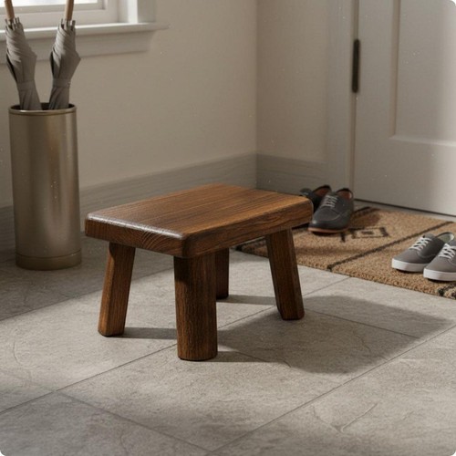 Tabouret carré bois - tabouret,