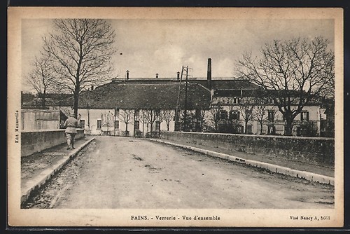 Cpa fains verrerie - verrerie,, vue