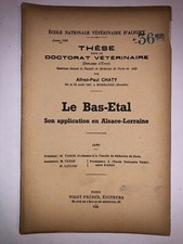 Thèse -Le bas-étal, Son