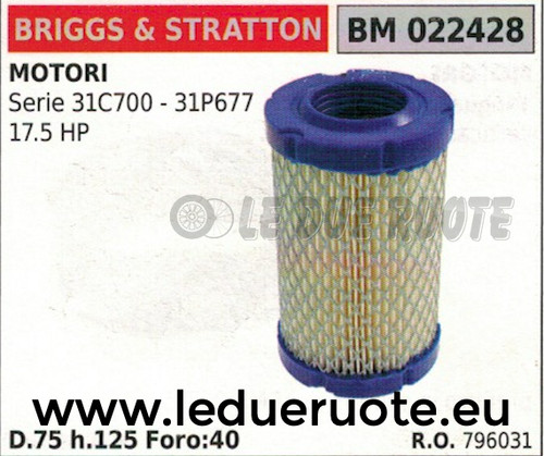 796031 filtre air moteur - À,