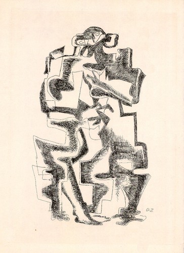 Ossip zadkine estampe - ossip, zadkine,