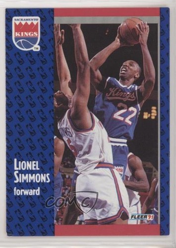 1991 fleer lionel - lionel, simmons
