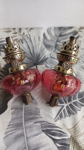 Paire ancienne lampe à - d'ancienne,