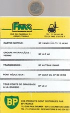 Autocollant. Automobile. BP 