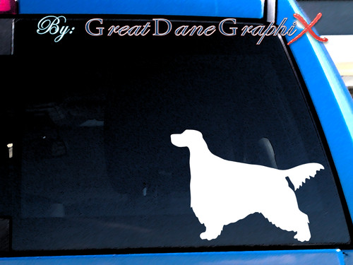 Gordon setter vinyl decal - -vinyl,